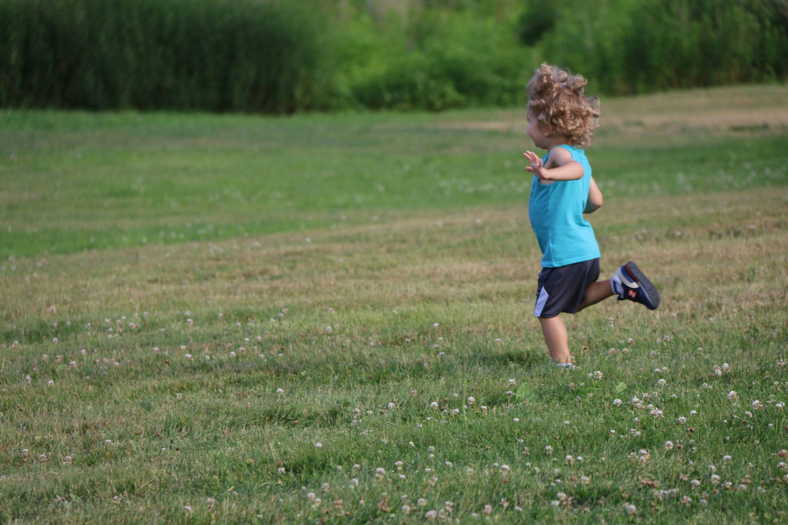 hyperactive child running ADHD