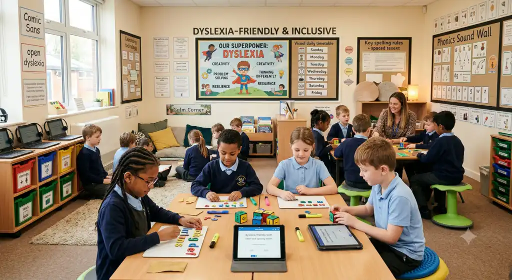 inclusive classroom for dyslexia